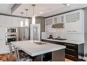 246 Evanspark Circle Nw, Calgary, AB  - Indoor Photo Showing Kitchen With Double Sink With Upgraded Kitchen 