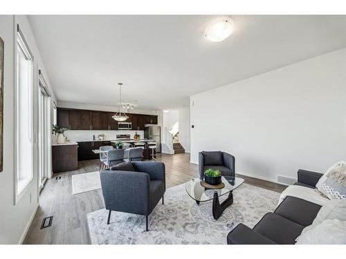 160 Carringham Way Nw, Calgary, AB - Indoor Photo Showing Living Room