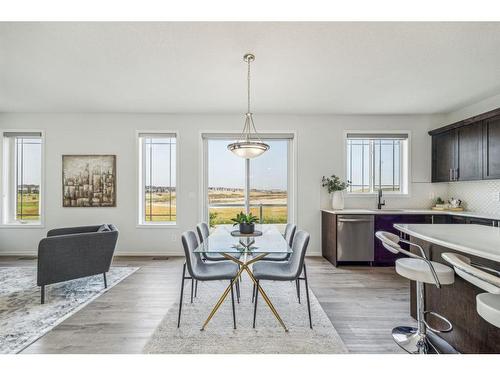 160 Carringham Way Nw, Calgary, AB - Indoor Photo Showing Dining Room