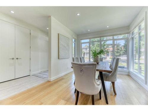 1821A Broadview Road Nw, Calgary, AB - Indoor Photo Showing Dining Room