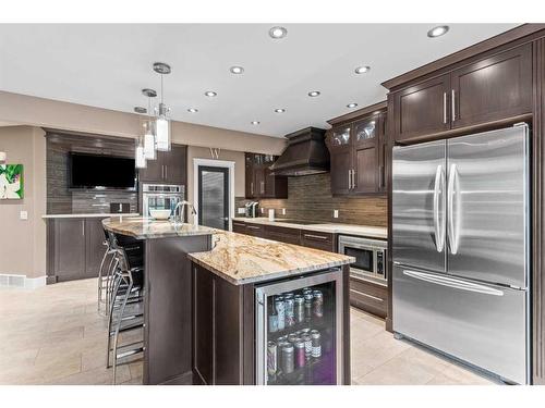 307 Chaparral Place Se, Calgary, AB - Indoor Photo Showing Kitchen With Upgraded Kitchen