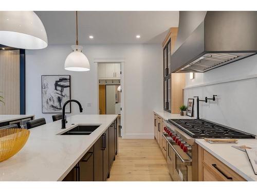 1312 22 Street Nw, Calgary, AB - Indoor Photo Showing Kitchen With Double Sink