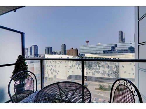 1202-450 8 Avenue Se, Calgary, AB - Outdoor With Balcony