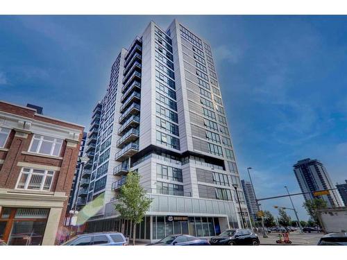 1202-450 8 Avenue Se, Calgary, AB - Outdoor With Balcony With Facade