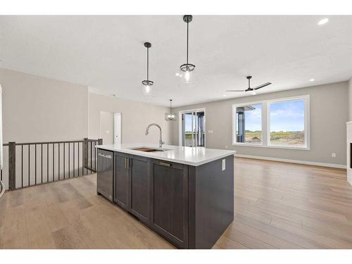 3450 Victory Way, Olds, AB - Indoor Photo Showing Kitchen With Upgraded Kitchen