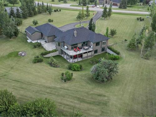 220 Country Lane Drive, Rural Rocky View County, AB - Outdoor With Deck Patio Veranda With View