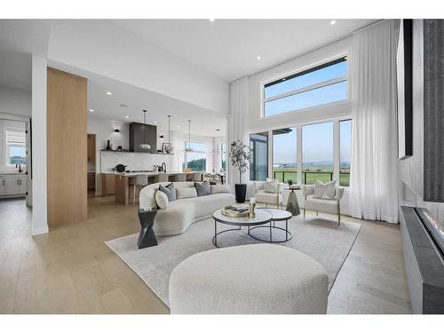 16225-Hamilton Heights Mews, Rural Foothills County, AB - Indoor Photo Showing Living Room