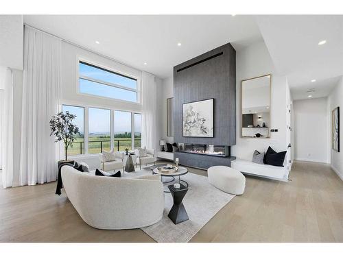 16225-Hamilton Heights Mews, Rural Foothills County, AB - Indoor Photo Showing Living Room