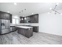 1004 Iron Landing Way, Crossfield, AB  - Indoor Photo Showing Kitchen With Upgraded Kitchen 