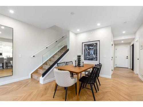 108-8445 Broadcast Avenue Sw, Calgary, AB - Indoor Photo Showing Dining Room