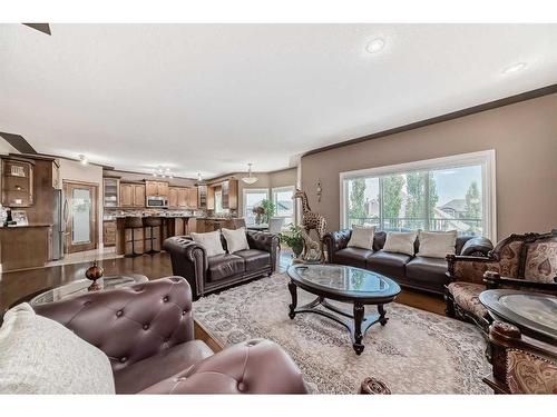 550 Marina Drive, Chestermere, AB - Indoor Photo Showing Living Room