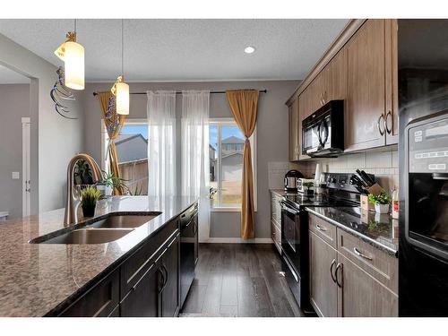 238 Cranford Way, Calgary, AB - Indoor Photo Showing Kitchen With Double Sink With Upgraded Kitchen