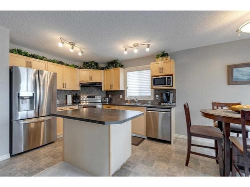 219-371 Marina Drive, Chestermere, AB - Indoor Photo Showing Kitchen With Double Sink