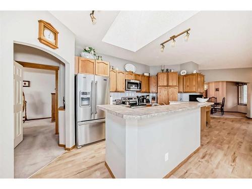 127 Invermere Close, Chestermere, AB - Indoor Photo Showing Kitchen With Stainless Steel Kitchen