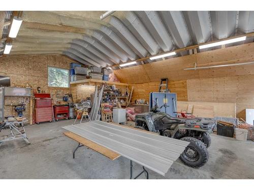 416 Ghost Lake Village Road, Ghost Lake, AB - Indoor Photo Showing Garage