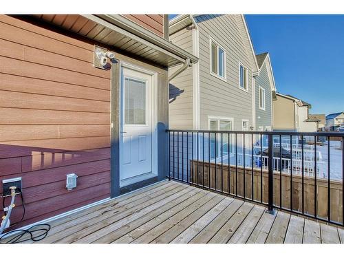 349 Masters Road Se, Calgary, AB - Outdoor With Deck Patio Veranda With Exterior