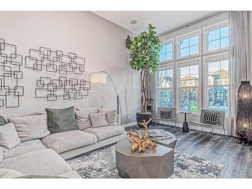 349 Masters Road Se, Calgary, AB - Indoor Photo Showing Living Room