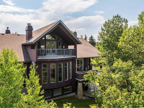 16 Wolfwillow Lane, Rural Rocky View County, AB - Outdoor With Balcony