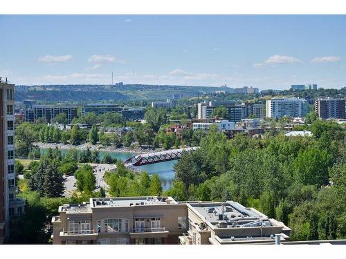 1301D-500 Eau Claire Avenue Sw, Calgary, AB - Outdoor With View