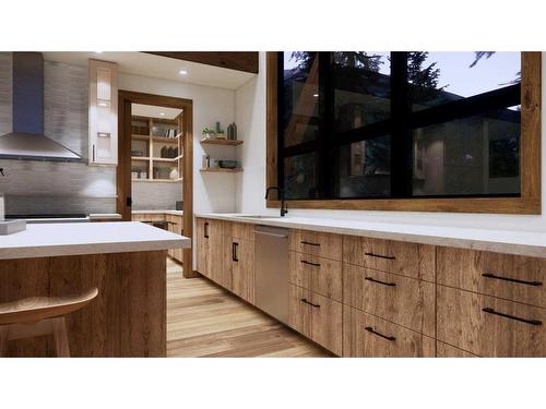 432 Mountain Tranquility Place, Canmore, AB - Indoor Photo Showing Kitchen