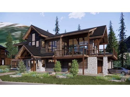 432 Mountain Tranquility Place, Canmore, AB - Outdoor With Balcony With Deck Patio Veranda With Facade