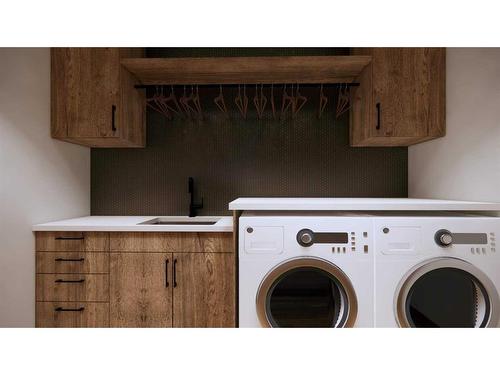 432 Mountain Tranquility Place, Canmore, AB - Indoor Photo Showing Laundry Room