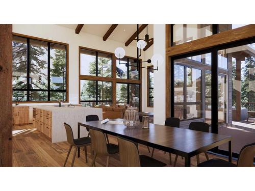 432 Mountain Tranquility Place, Canmore, AB - Indoor Photo Showing Dining Room