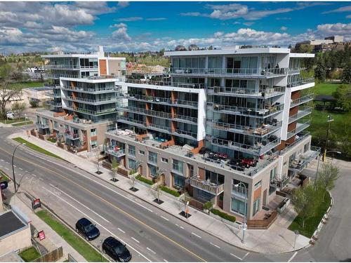 2101-1234 5 Avenue Nw, Calgary, AB - Outdoor With Balcony With View