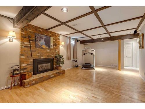 20 Lake Linnet Close Se, Calgary, AB - Indoor With Fireplace