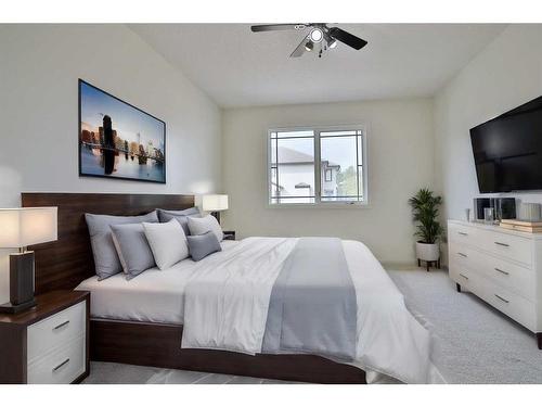 105 Hamptons Close Nw, Calgary, AB - Indoor Photo Showing Bedroom