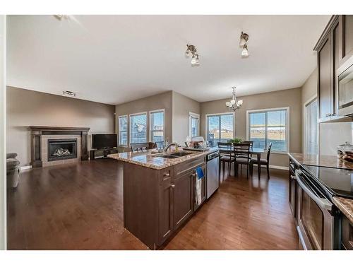 22 Silverado Plains Common Sw, Calgary, AB - Indoor Photo Showing Living Room