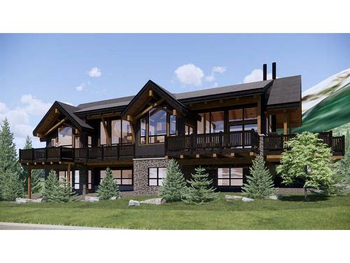 443 Mountain Tranquility Place, Canmore, AB - Outdoor With Deck Patio Veranda