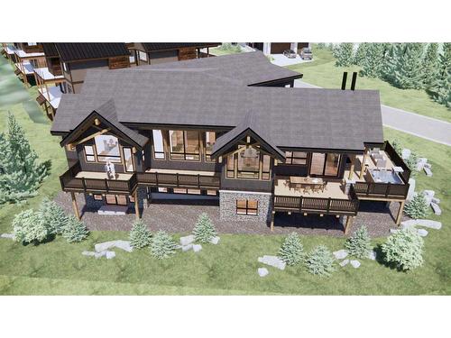 443 Mountain Tranquility Place, Canmore, AB - Outdoor With Deck Patio Veranda