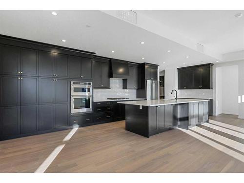 101-120 Marina Cove Se, Calgary, AB - Indoor Photo Showing Kitchen With Stainless Steel Kitchen With Upgraded Kitchen