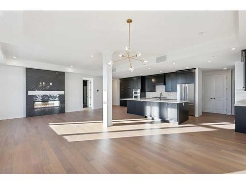 101-120 Marina Cove Se, Calgary, AB - Indoor Photo Showing Kitchen With Upgraded Kitchen