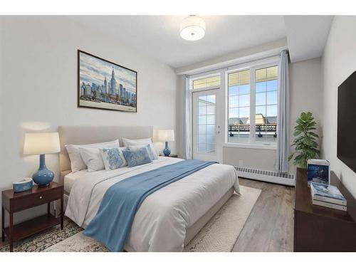 312-38 Quarry Gate Se, Calgary, AB - Indoor Photo Showing Bedroom