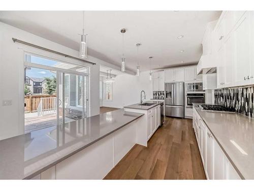 5 Sage Meadows Park Nw, Calgary, AB - Indoor Photo Showing Kitchen With Upgraded Kitchen