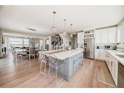 101 Cattail Run, Rural Rocky View County, AB - Indoor Photo Showing Kitchen With Upgraded Kitchen