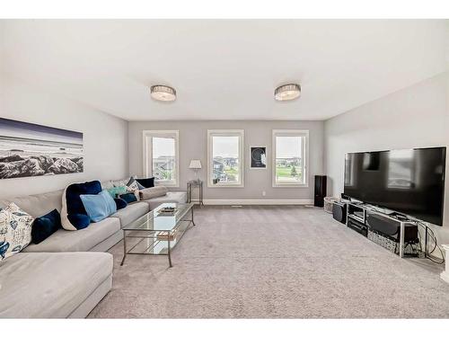 101 Cattail Run, Rural Rocky View County, AB - Indoor Photo Showing Living Room