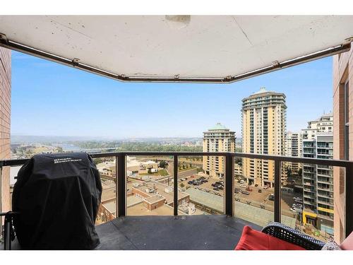 1505-1100 8 Avenue Sw, Calgary, AB - Outdoor With Balcony With View