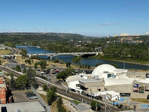 1505-1100 8 Avenue Sw, Calgary, AB - Outdoor With Body Of Water With View