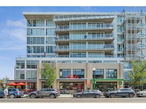 707-1087 2 Avenue Nw, Calgary, AB - Outdoor With Balcony With Facade