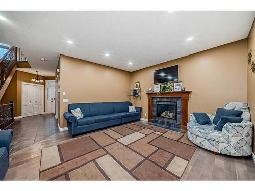 344 West Creek Boulevard, Chestermere, AB - Indoor With Fireplace