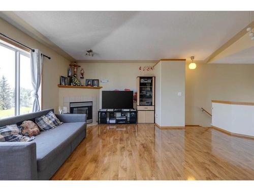 244 Fresno Place Ne, Calgary, AB - Indoor Photo Showing Living Room With Fireplace