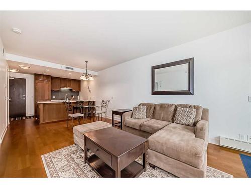 1726-222 Riverfront Avenue Sw, Calgary, AB - Indoor Photo Showing Living Room