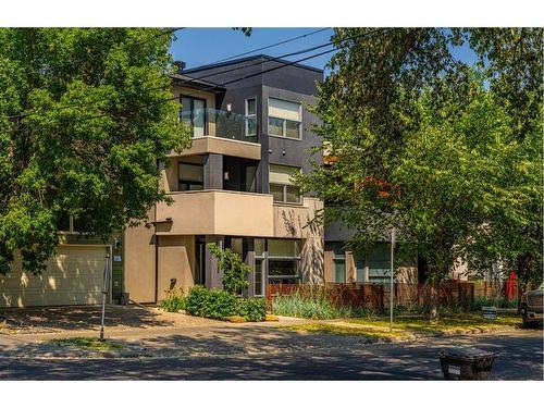 B-1312 Gladstone Road Nw, Calgary, AB - Outdoor With Balcony