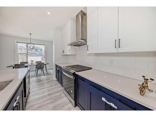 22 Amblehurst Way Nw, Calgary, AB - Indoor Photo Showing Kitchen With Upgraded Kitchen