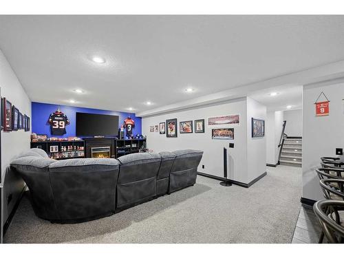 290 Kingsbury View Se, Airdrie, AB - Indoor Photo Showing Basement