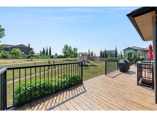 290 Kingsbury View Se, Airdrie, AB - Outdoor With Deck Patio Veranda With Exterior