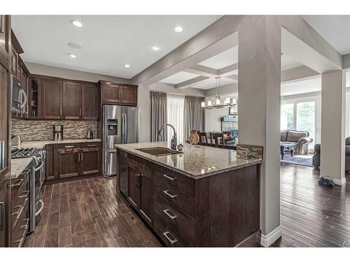 167 Aspen Summit View Sw, Calgary, AB - Indoor Photo Showing Kitchen With Upgraded Kitchen